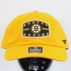 Boston Bruins Fanatics Adjustable Buckle Strap Cap Hat Adult Size OSFM